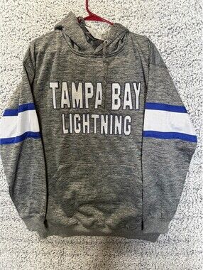 Tampa Bay Lightning Fanatics Hoodie Mens 2XL Gray NHL Pullover NWT